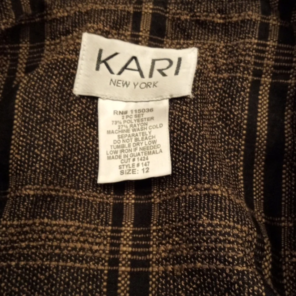 Kari New York Plaid women's Blazer 12